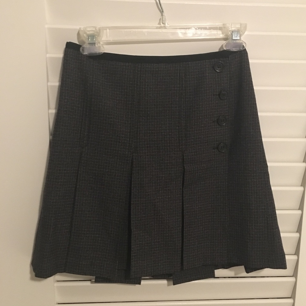 J Crew plaid wool skirt